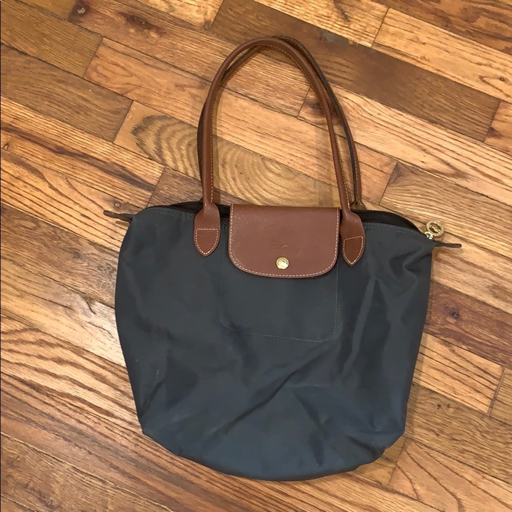 Long champ navy bag